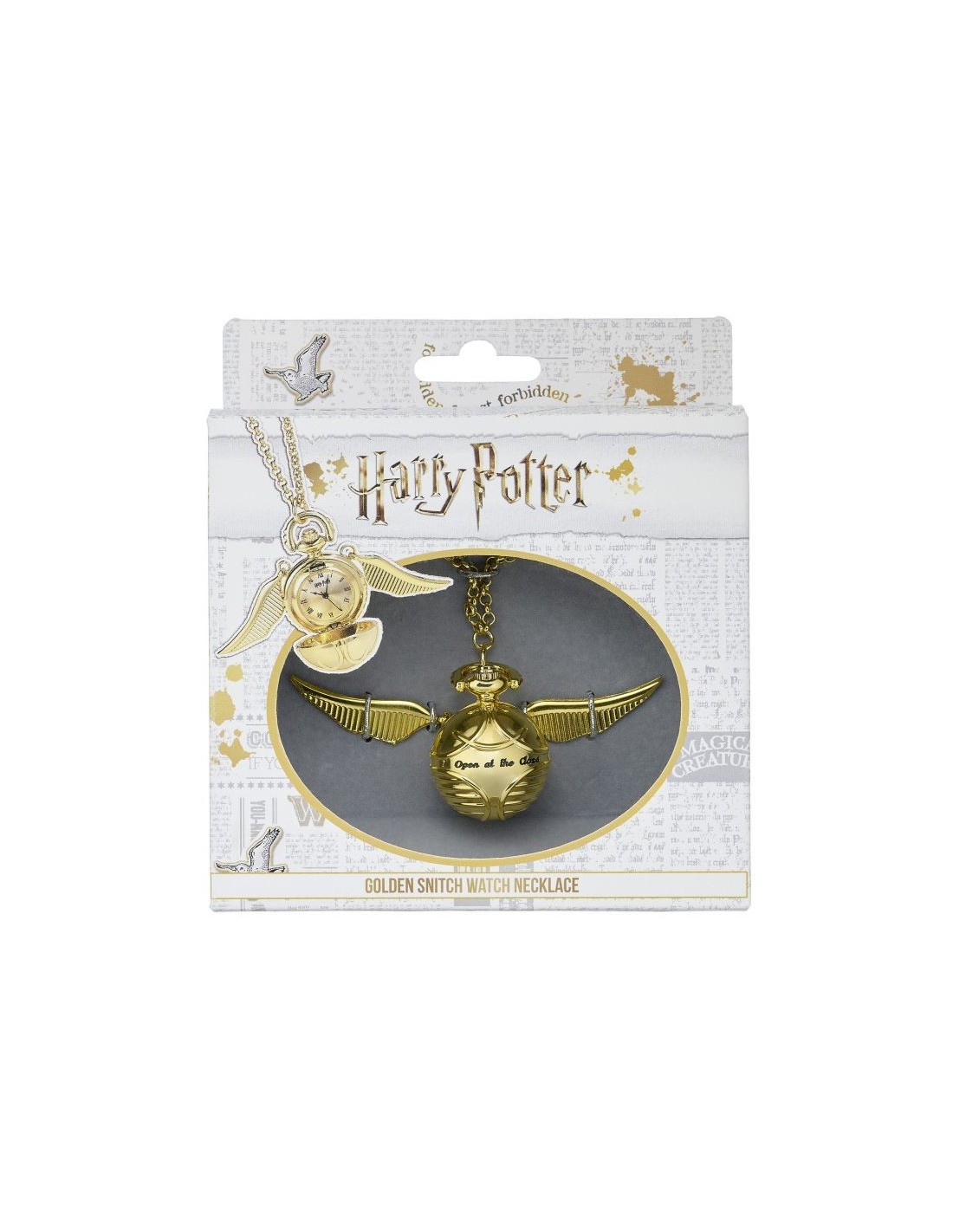 Orologio Boccino d'Oro Harry Potter + collana e Box originale the carat shop