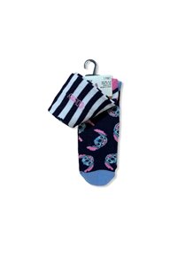 Calzini Stitch & Lilo Etichetta Originale 3 Paia Unisex Cotone 37-42 Ohana Family