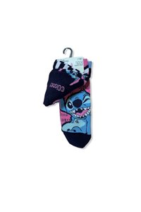 Calzini Stitch & Lilo Etichetta Originale 3 Paia Unisex Cotone 37-42 Ohana Family