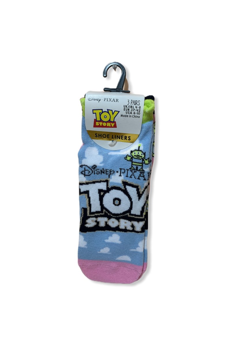 Calzini Toy Story Corti 3 Paia Unisex 37-42 Disney Woody Buzz Lightyear