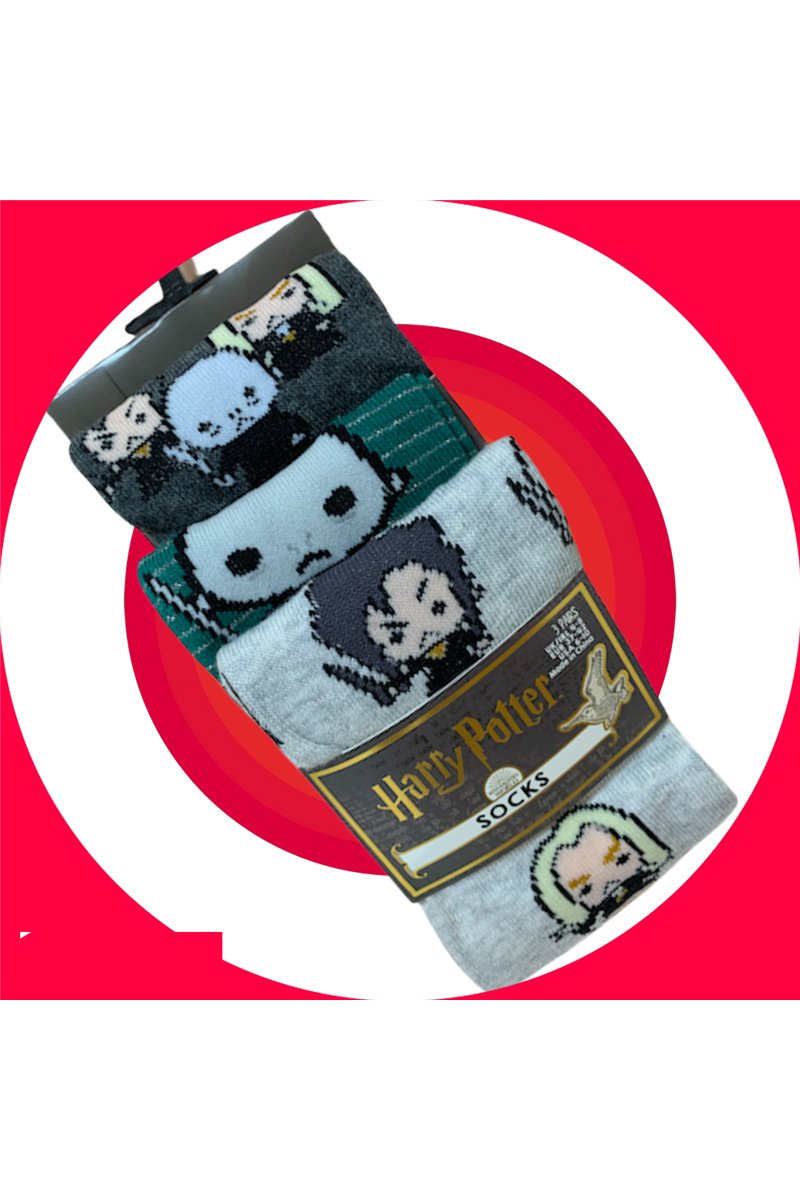 Calzini Harry Potter Cattivi Serpeverde Voldemort Unisex 3 Paia