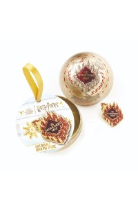 Palla di Natale Harry Potter con Spilla Mappa Malandrino