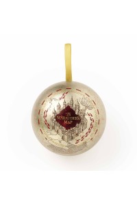 Palla di Natale Harry Potter con Spilla Mappa Malandrino