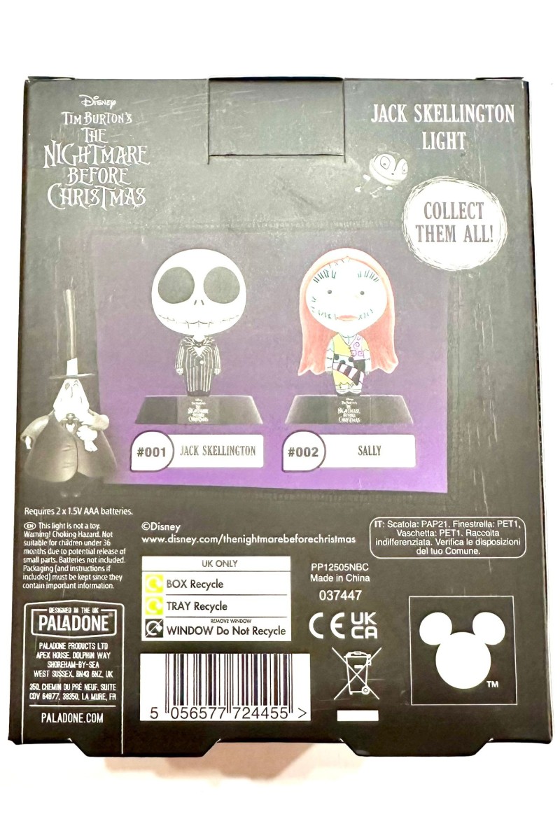 Lampada Jack Skellington - Gadget Disney Ufficiale
