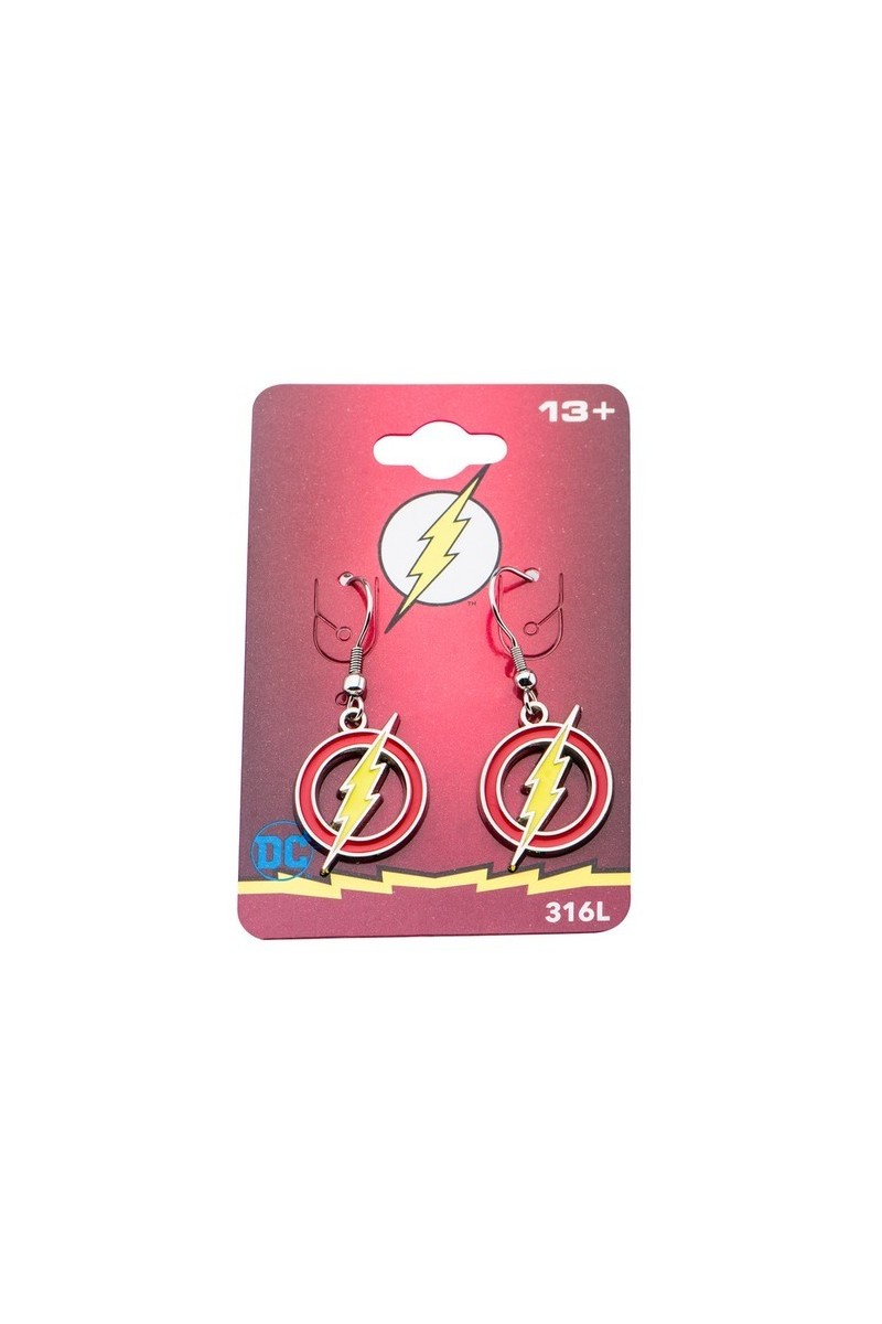 ORECCHINI DC COMICS THE FLASH SIMBOLO