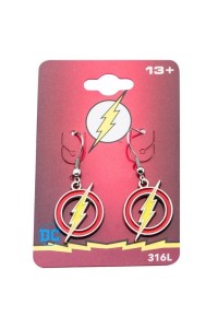 ORECCHINI DC COMICS THE FLASH SIMBOLO