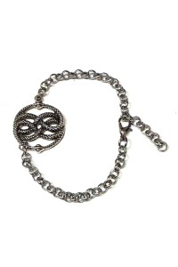 La Storia Infinita Auryn Bracciale Medaglione Atreiu Bastian Snake Nichel Free