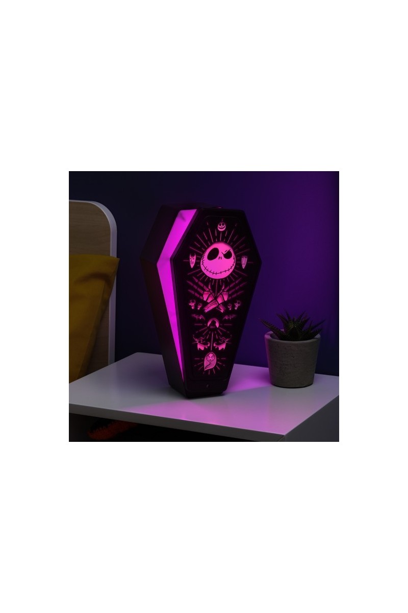 Nightmare Before Christmas Lampada Cofanetto Tomba Jack