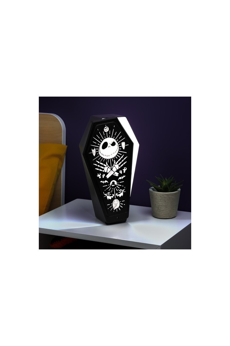 Nightmare Before Christmas Lampada Cofanetto Tomba Jack