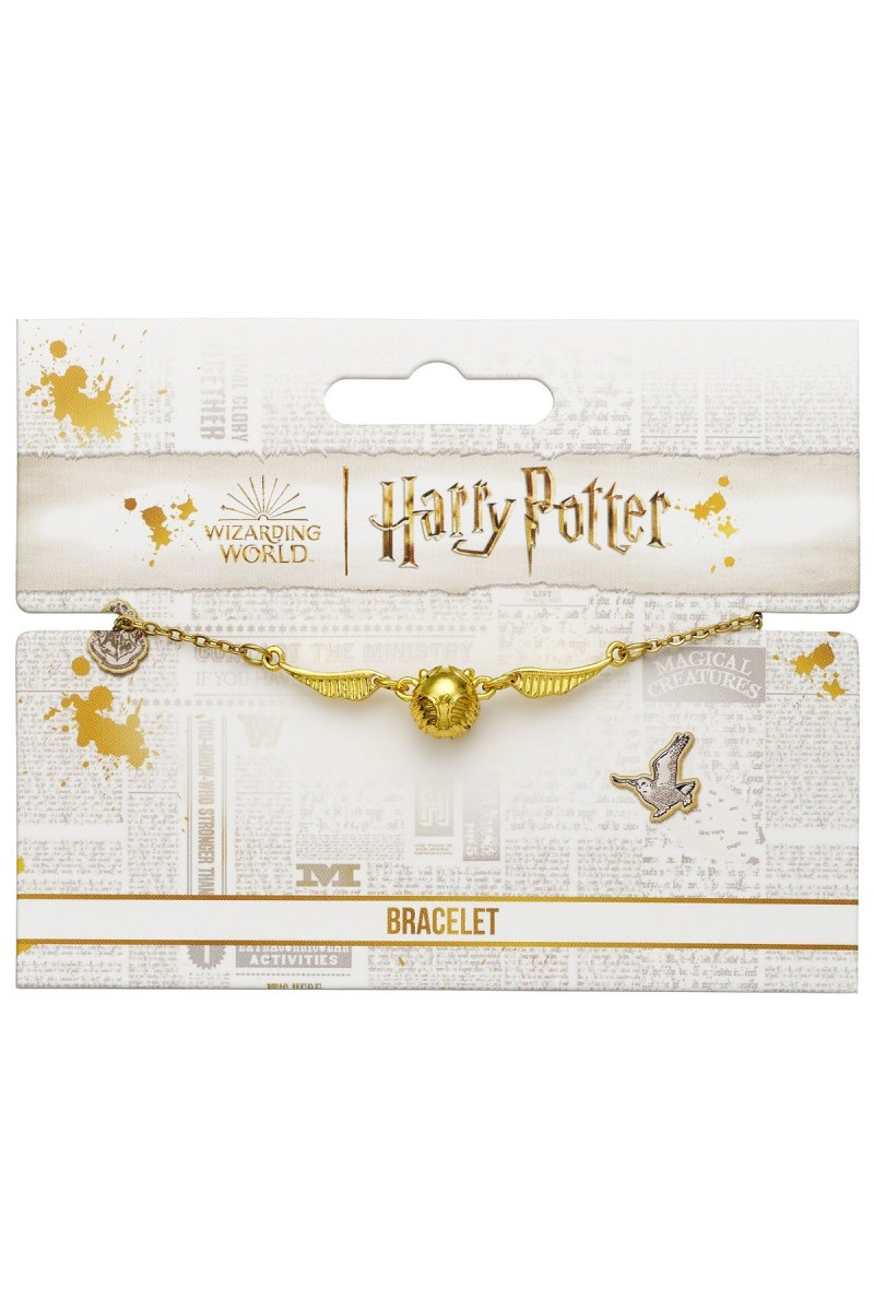 Bracciale Boccino D'Oro Harry Potter Ufficiale Dettagli 3D