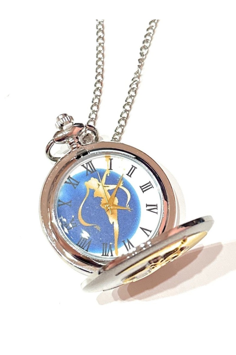 Collana Con Orologio Guerriera della Luna e Stella