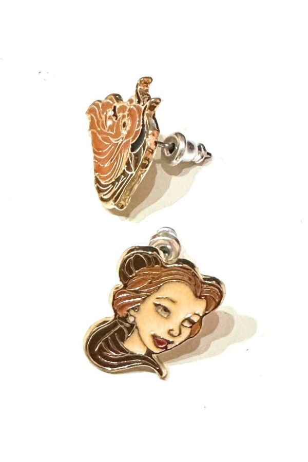 Orecchini Bella E La Bestia Lobo Cartoni Animati Beauty And The Beast Belle 2