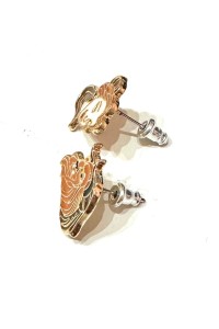 Orecchini Lobo Belle e La Bestia Con Scatolina Regalo