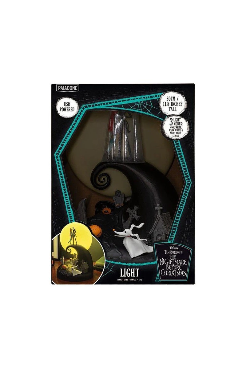 Lampada Diorama The Nightmare Before Christmas Jack e Sally