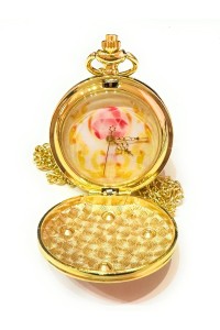 Collana Orologio Cristallo d'Argento Anime - Spedizione Gratuita!