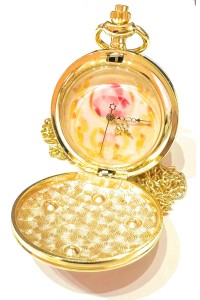 Collana Orologio Cristallo d'Argento Anime - Spedizione Gratuita!