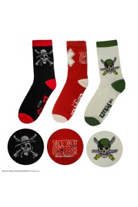 Set da 3 Paia di Calzini One Piece