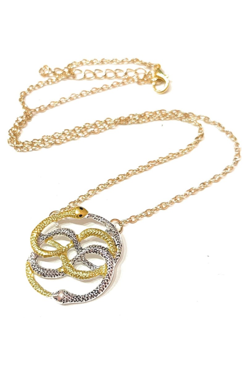 Collana Serpenti Tono Argento - Oro | Spedizione Gratis sopra €35