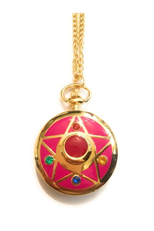 Collana Orologio Cristallo d'Argento