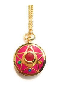 Collana Orologio Cristallo d'Argento