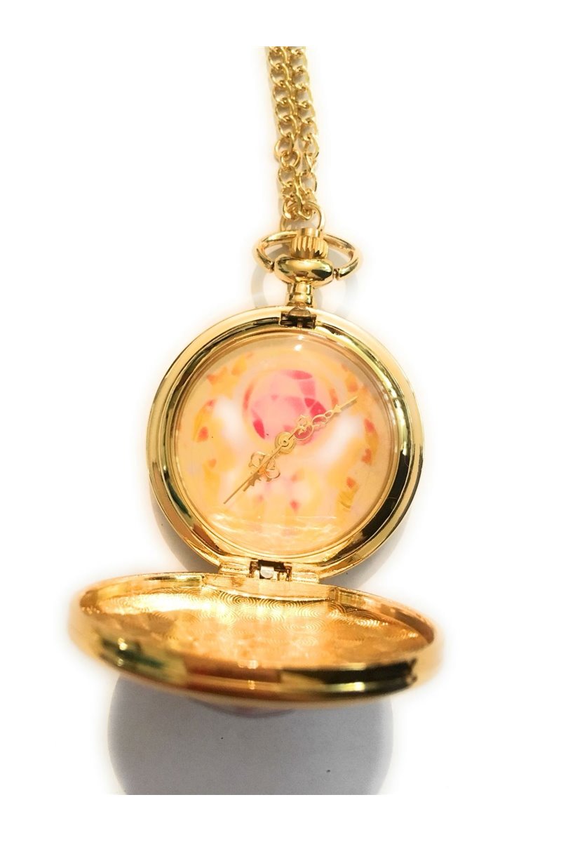Collana Orologio Cristallo d'Argento