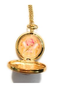 Collana Orologio Cristallo d'Argento