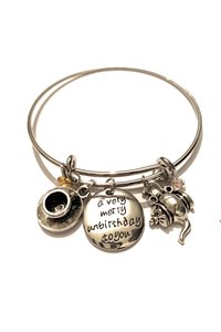 Bracciale Bangle Buon Non Compleanno A Very Merry Unbirthday