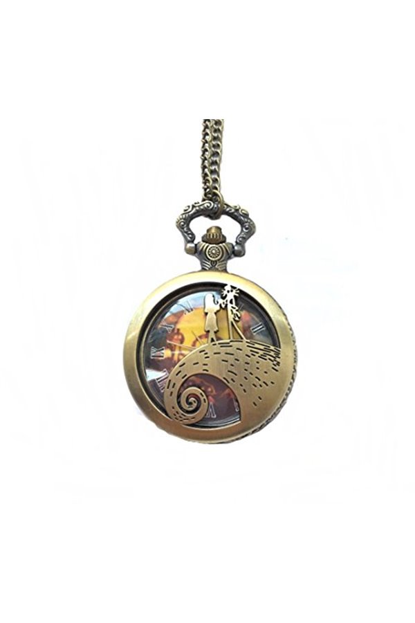 Collana Orologio Scena Jack e Sally