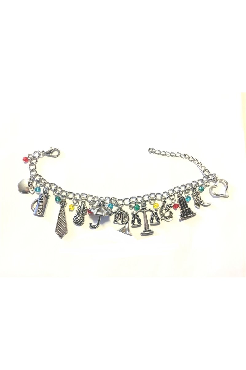 Bracciale corno francese blu e Ombrello Giallo