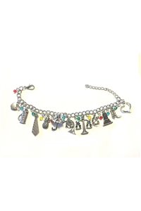 Bracciale corno francese blu e Ombrello Giallo