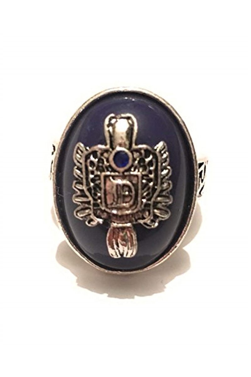 Anello Damon con pietra blu dei vampiri