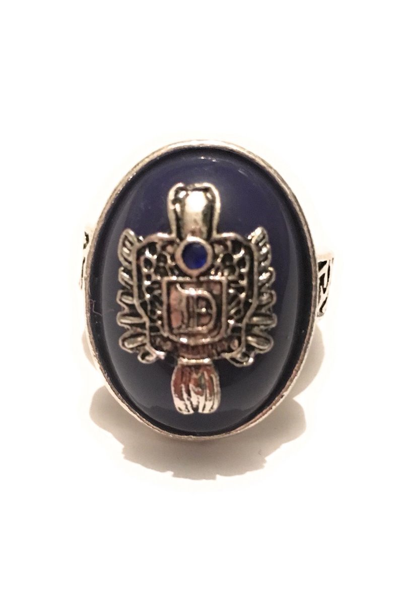 Anello Damon con pietra blu dei vampiri