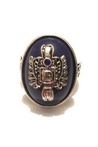 Anello Damon con pietra blu dei vampiri