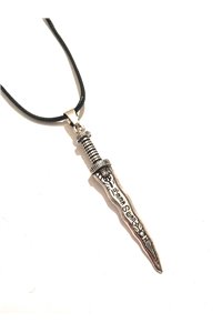 Collana pugnale cigno nero
