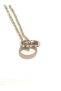 Collana anello a cerchio con tutti i simboli delle Rune celtiche