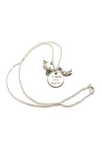 Collana con incisione "To Infinity And Beyond" Verso Infinito E Oltre