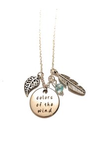 Collana incisione Colors of The Wind Colori del Vento