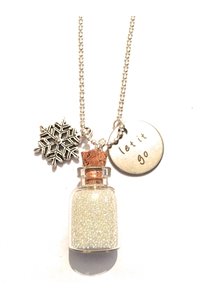 Collana Boccetta e Cristallo di Neve Let it Go