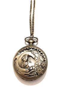 Collana Orologio principessa del regno di ghiaccio e Cavallo