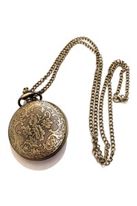 Collana Orologio principessa del regno di ghiaccio e Cavallo