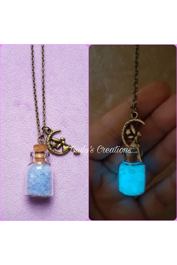 Collana Fluorescente Luminosa Al Buio Polvere di Fata 2