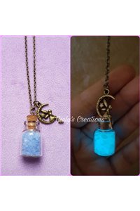 Collana Fluorescente Luminosa Al Buio Polvere di Fata
