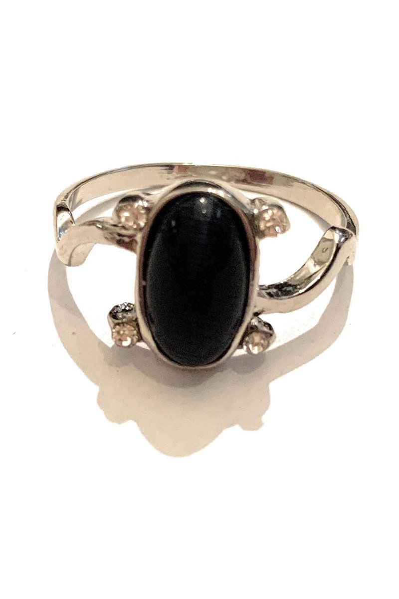 Anello solare Elena pietra blu simil lapislazzuli