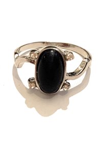 Anello solare Elena pietra blu simil lapislazzuli