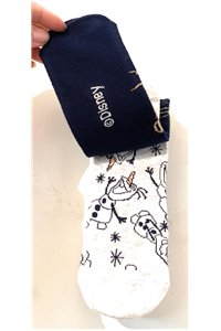 Calzini Olaf Frozen Cotone Originali Calze Corte Con Etichetta Ufficiale Disney 3