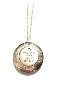 Collana Portafoto We're all Mad Here Incisioni