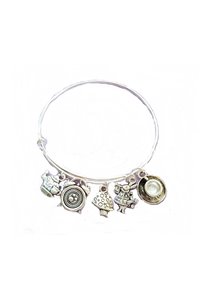 Bracciale Bangle Metallo Nichel Free  Drink Me Eat Me