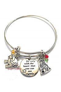 Bracciale con Incisione "Non si Vede Bene Che Col Cuore"