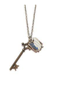 Collana Chiave Eren Jaeger Ispirata Attack On Titan Mikasa Ali della libertà Attacco dei Giganti Shinjeki No Kyojin