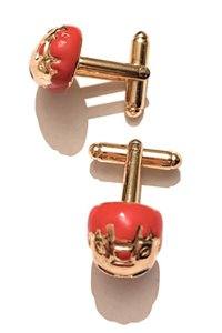 Gemelli per Camicie maschera d'acciaio Ispirati Supereroi